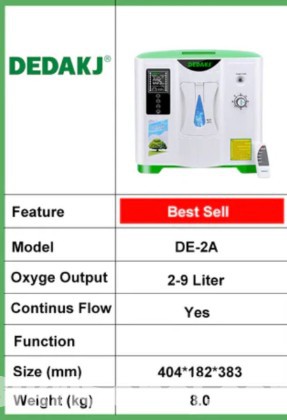 Oxygen Concentrator | DEDAKJ DE-2A [2-9L]